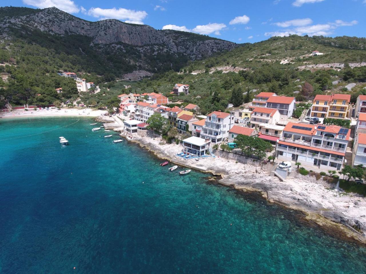 Luxury Bellavista Amazing Sea Holidays With Private Beach & Parking Milna (Hvar) Exterior foto