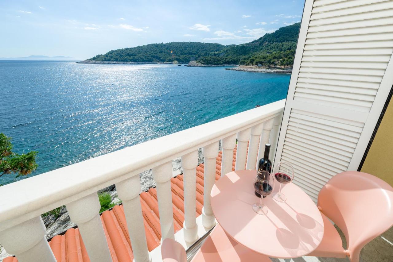 Luxury Bellavista Amazing Sea Holidays With Private Beach & Parking Milna (Hvar) Exterior foto