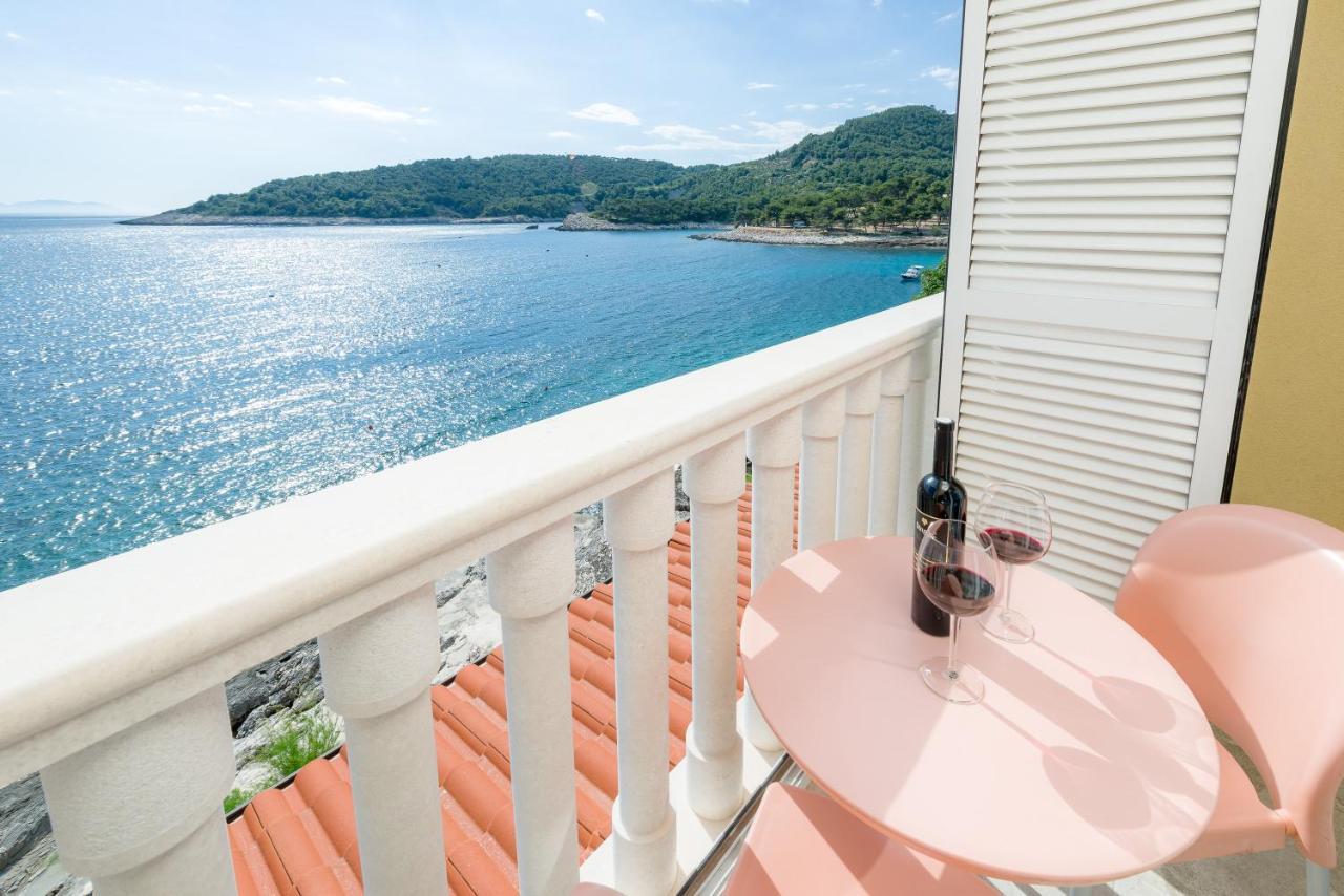 Luxury Bellavista Amazing Sea Holidays With Private Beach & Parking Milna (Hvar) Exterior foto