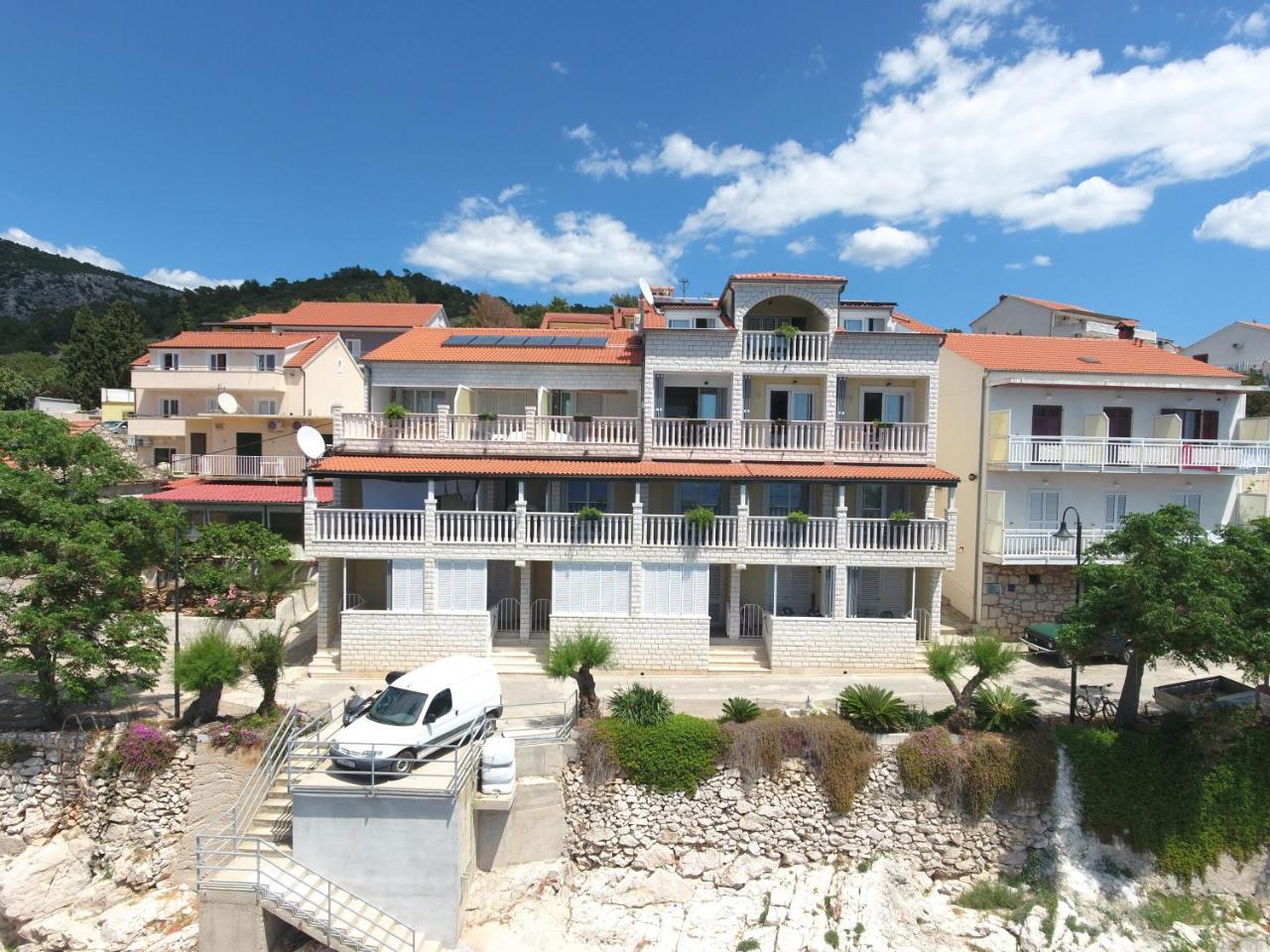Luxury Bellavista Amazing Sea Holidays With Private Beach & Parking Milna (Hvar) Exterior foto