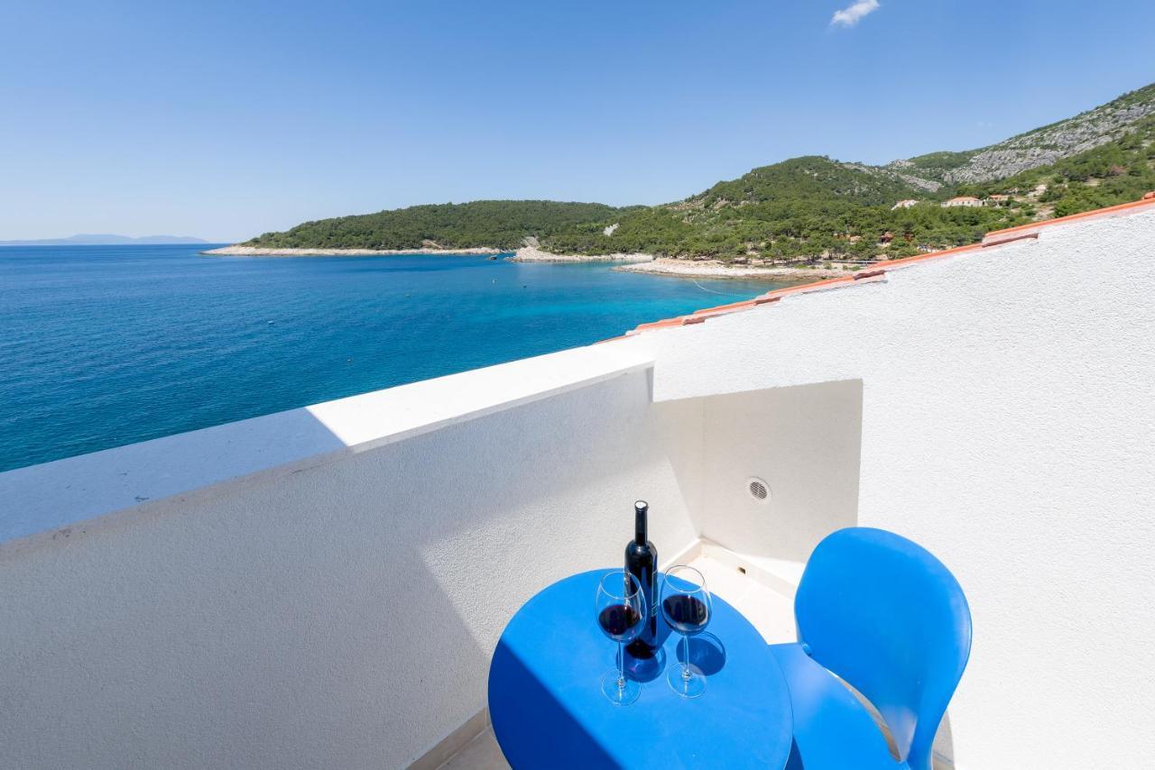 Luxury Bellavista Amazing Sea Holidays With Private Beach & Parking Milna (Hvar) Exterior foto