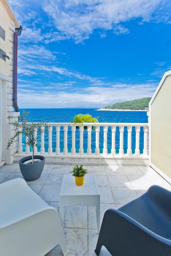 Luxury Bellavista Amazing Sea Holidays With Private Beach & Parking Milna (Hvar) Exterior foto